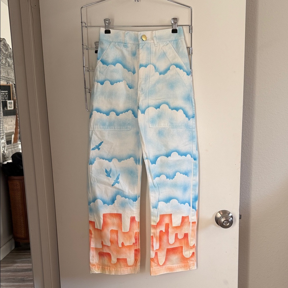 Big Bud Press Pants Sky, Desert, Rainbow Print